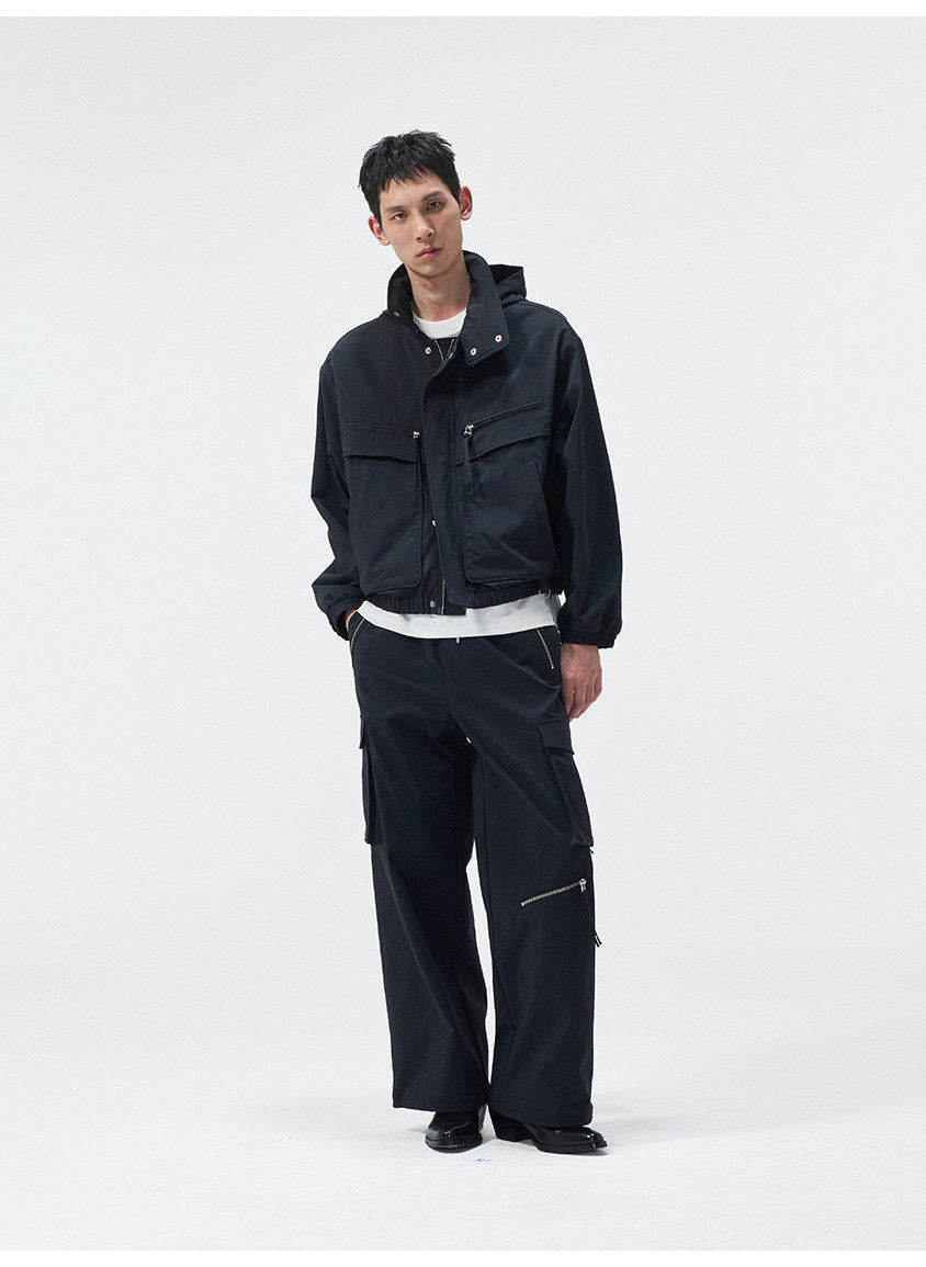 Short-length paratrooper jacket