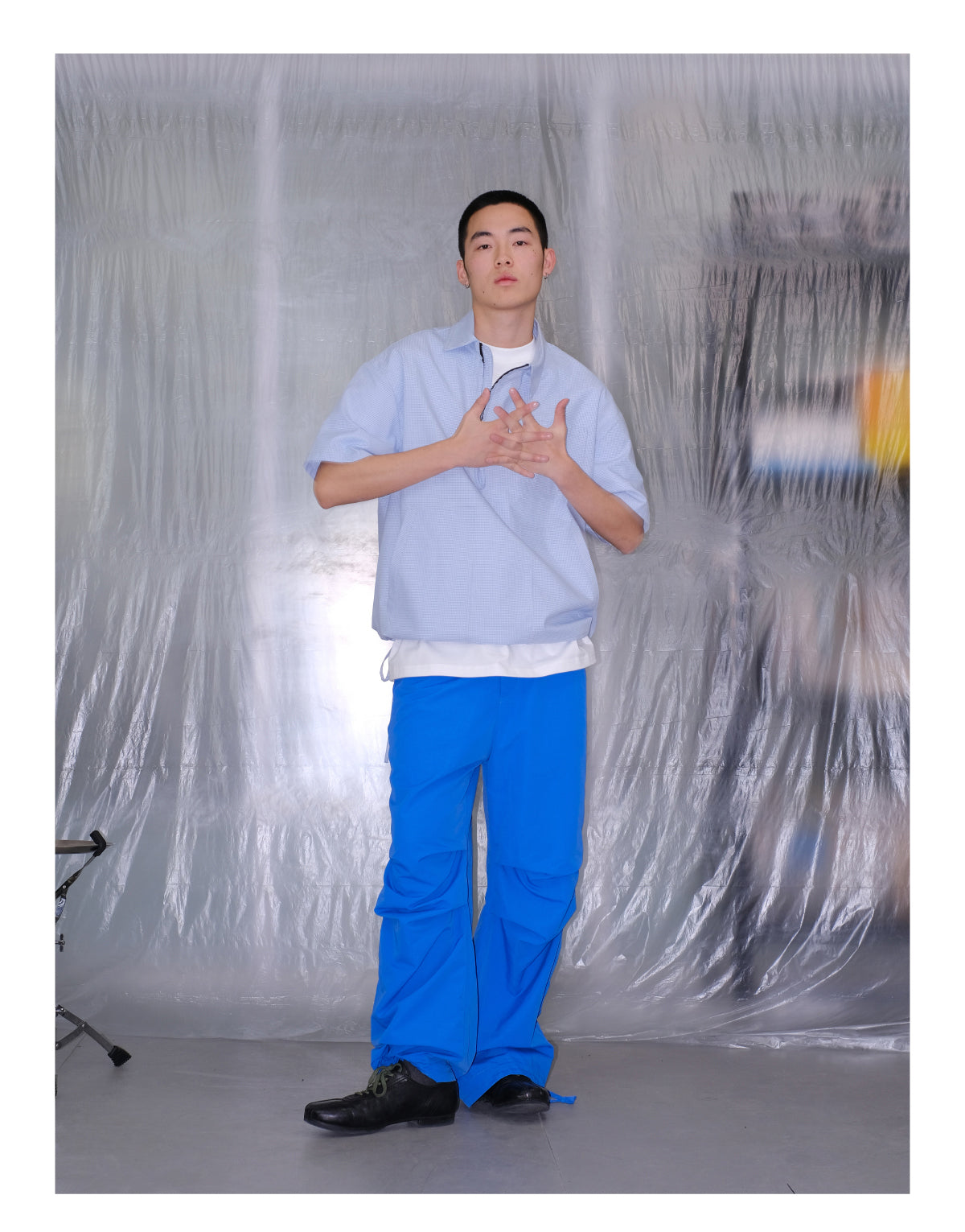 Pleated Paratrooper Pants