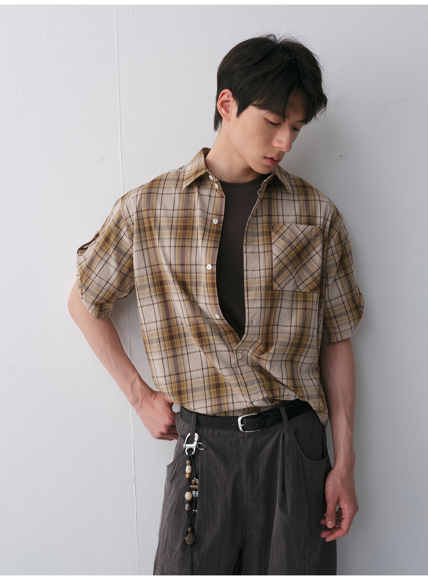 Checkered Shirt with UV Protection