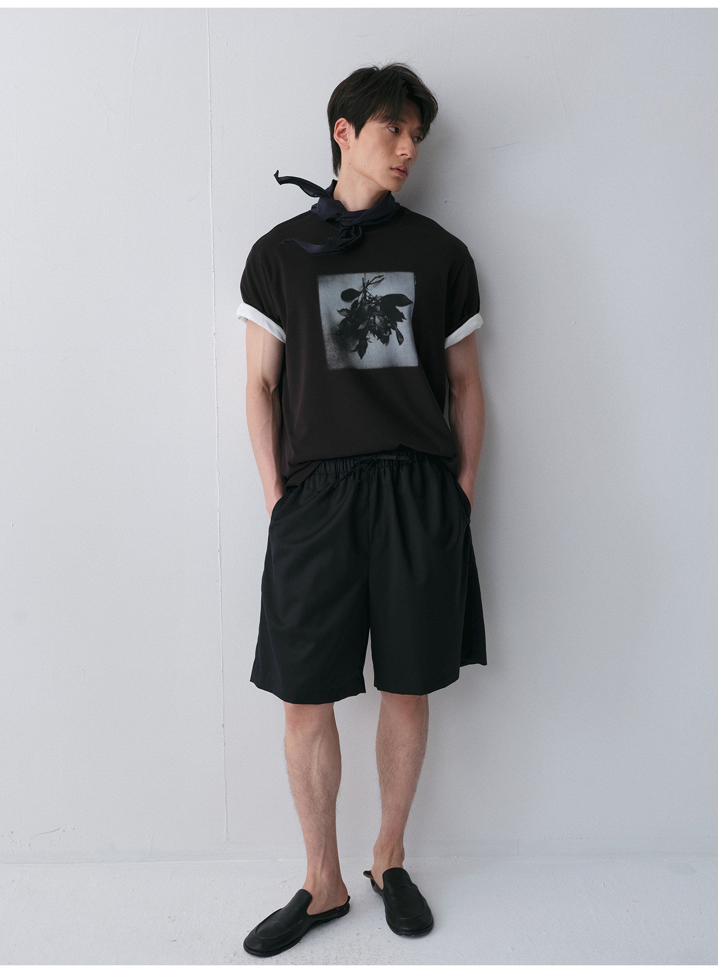 Bouquet Print Crew Neck T-Shirt