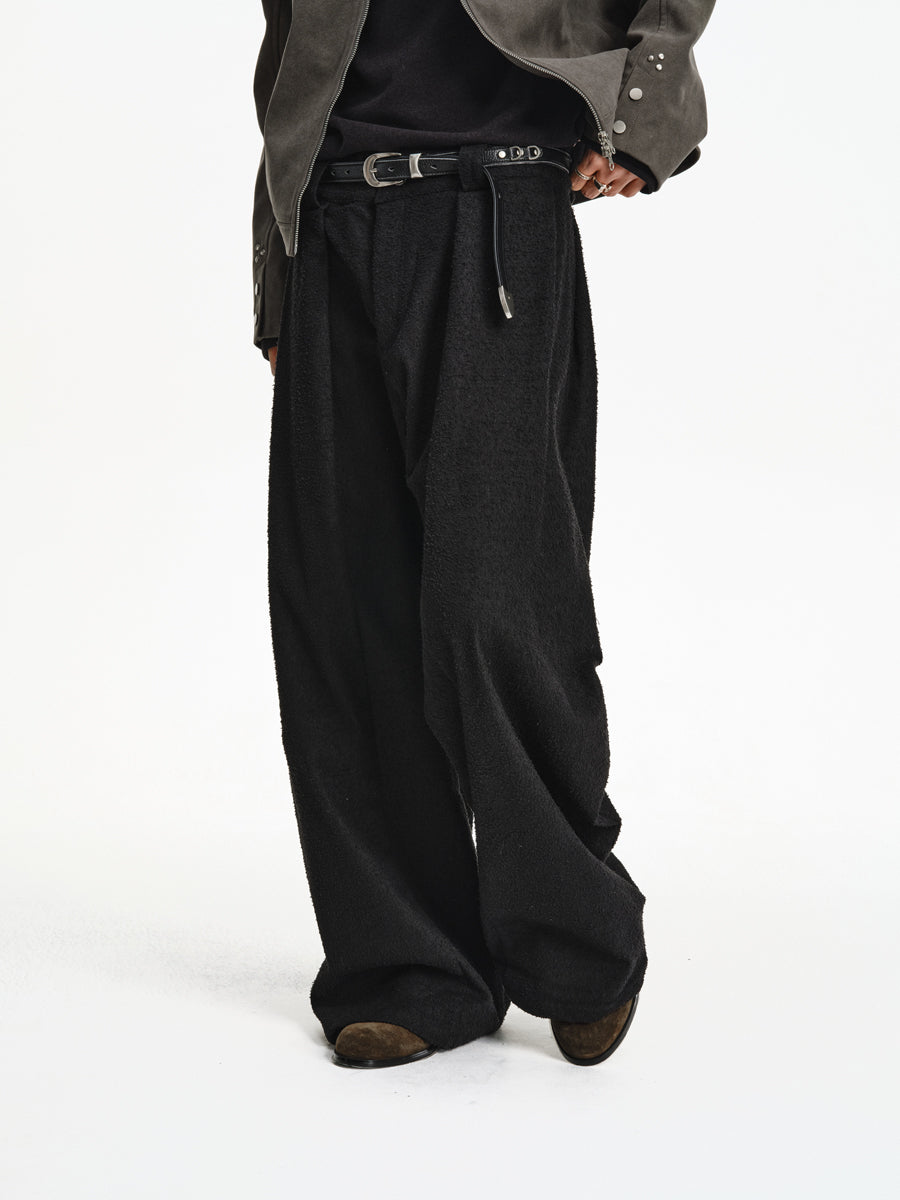 Custom-Woven Twill Casual Pants