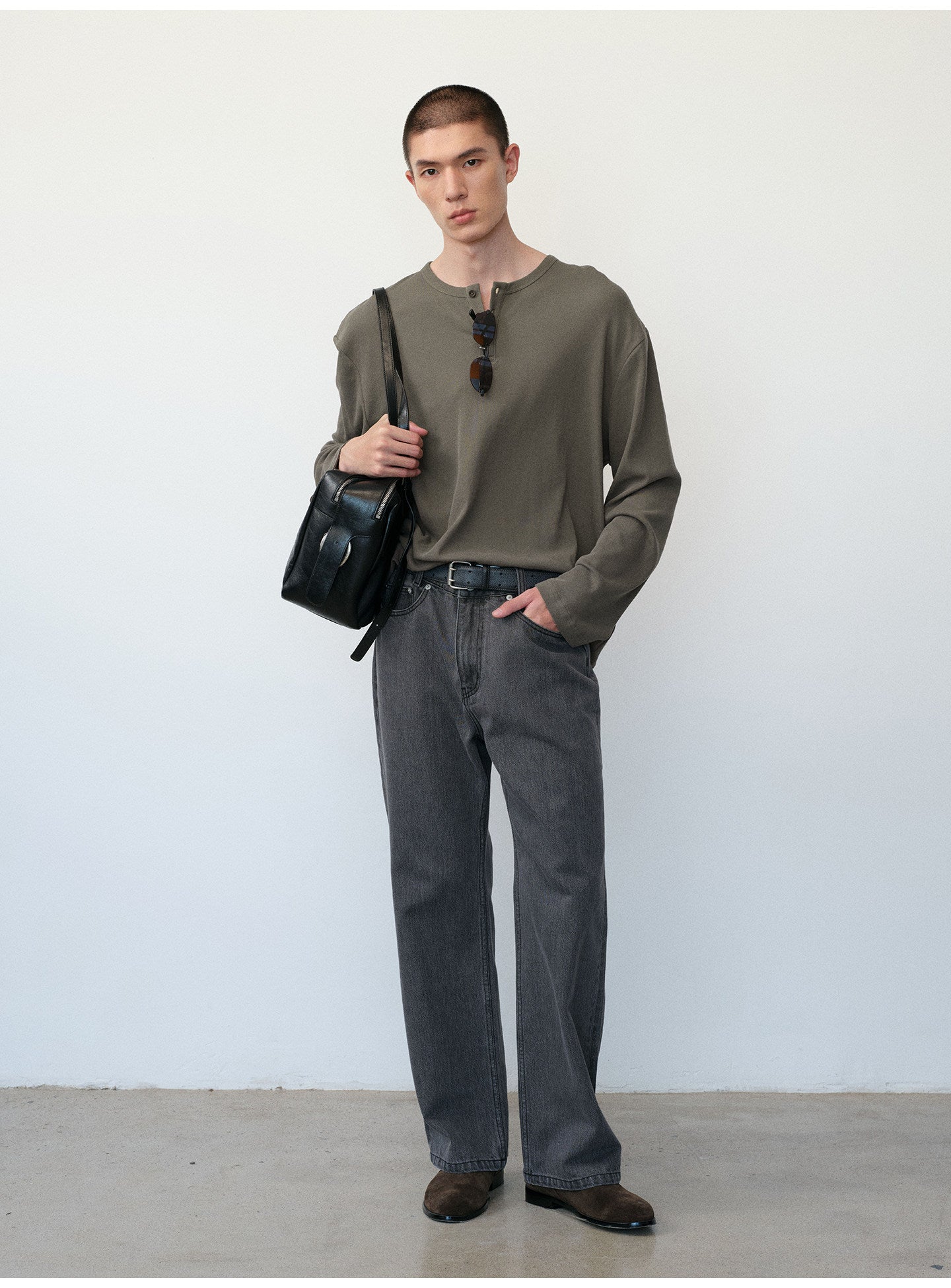 Henry Collar Base Layer T-Shirt