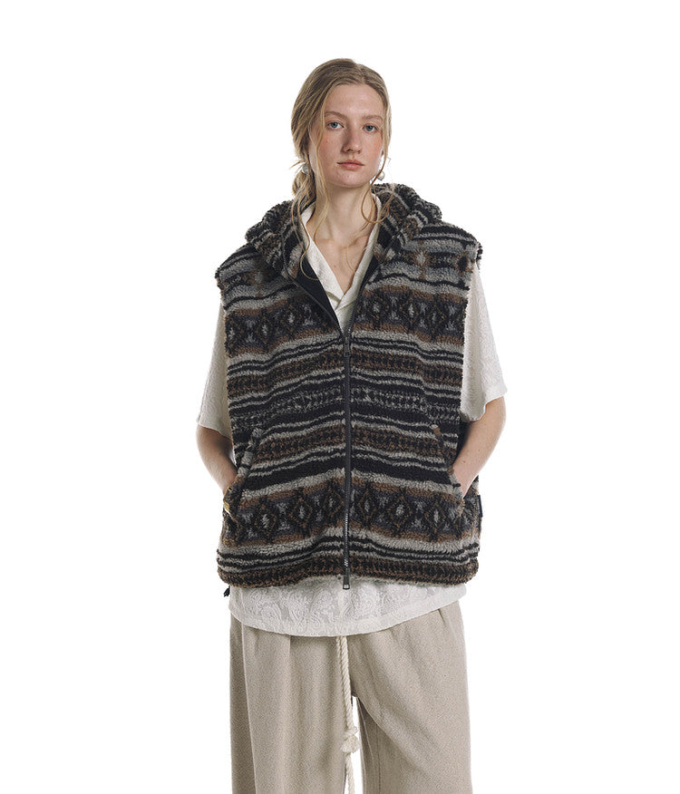 Fleece Hooded Vest
