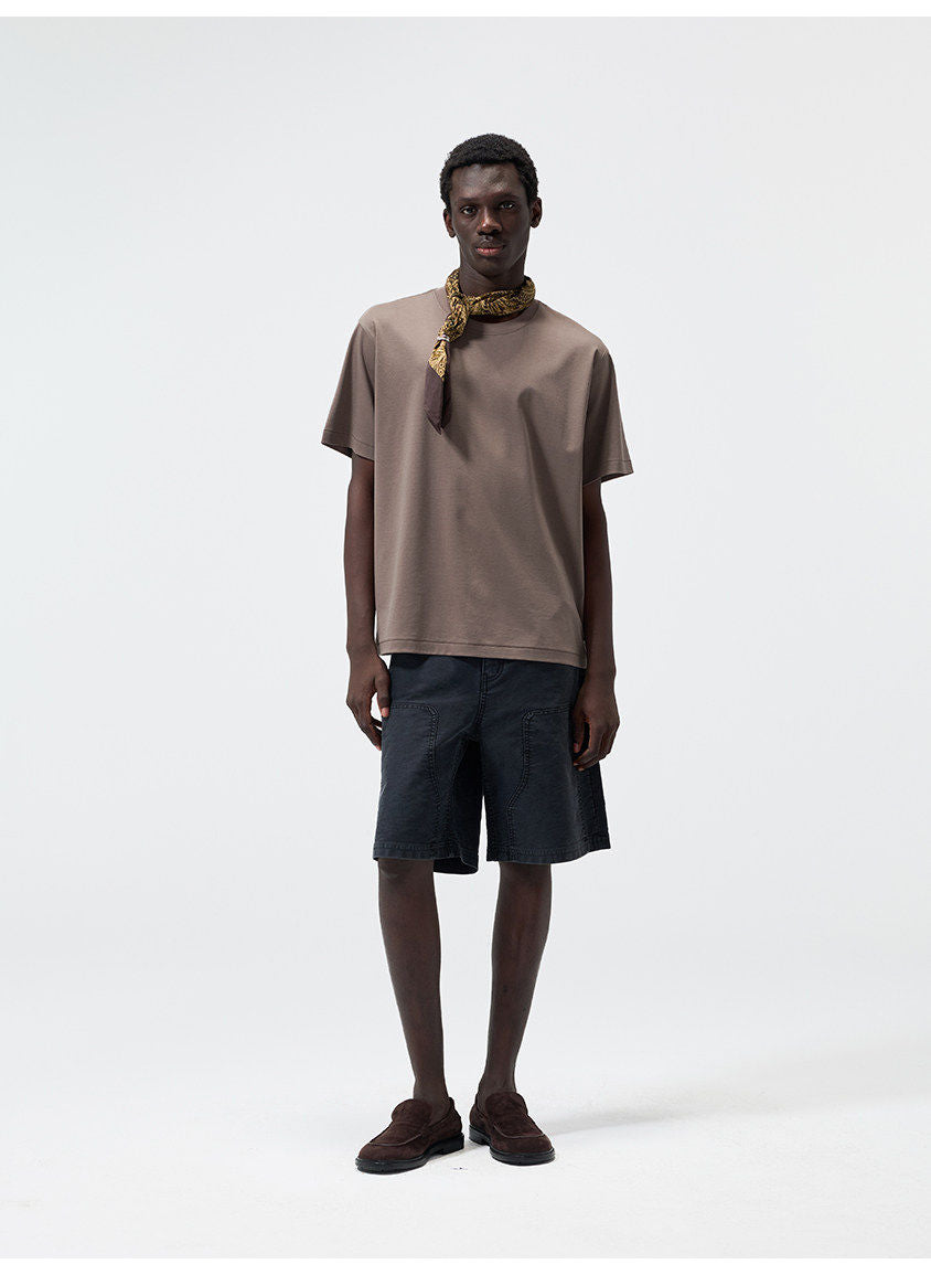 라운드넥 스탠다드 티셔츠