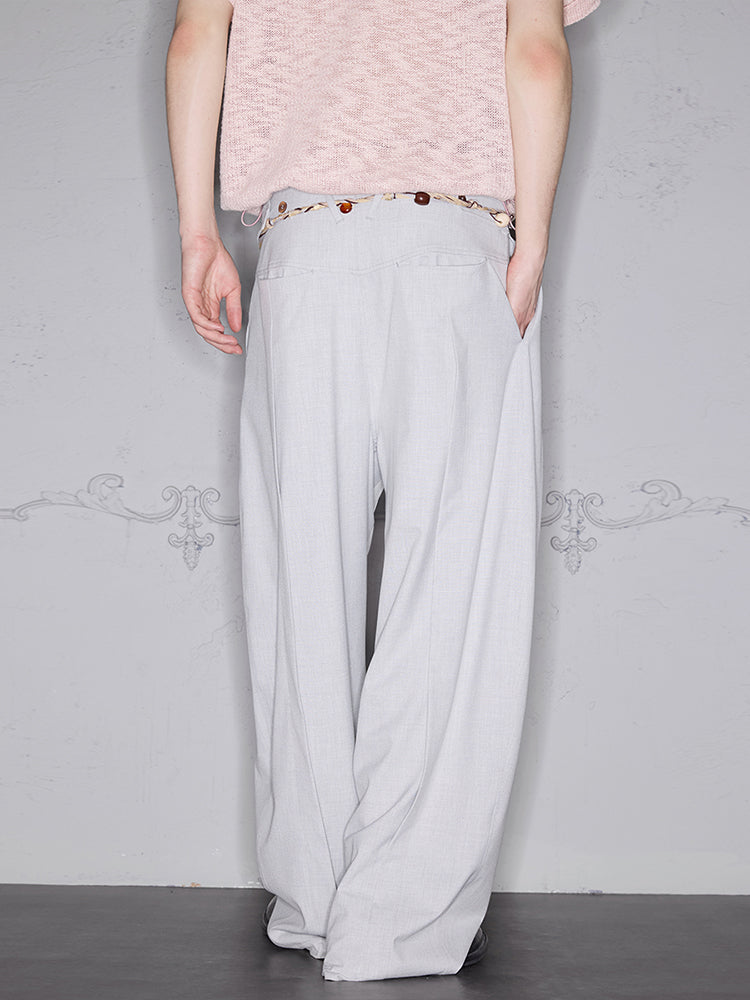 Pleated Casual Pants