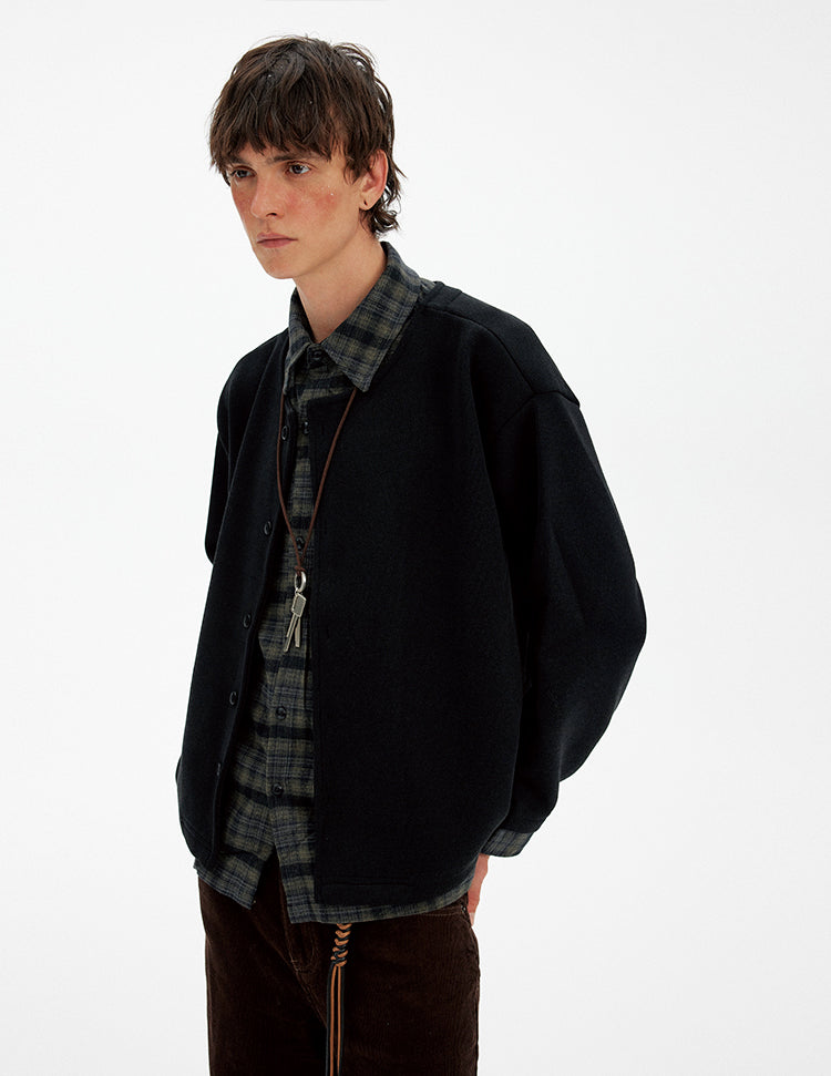 Patchwork Two-Piece Cardigan