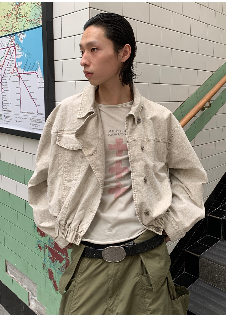 Tank-top-style messenger jacket