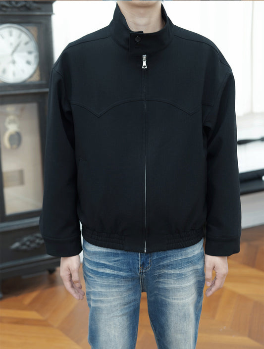 Wrinkle-resistant zipper casual jacket