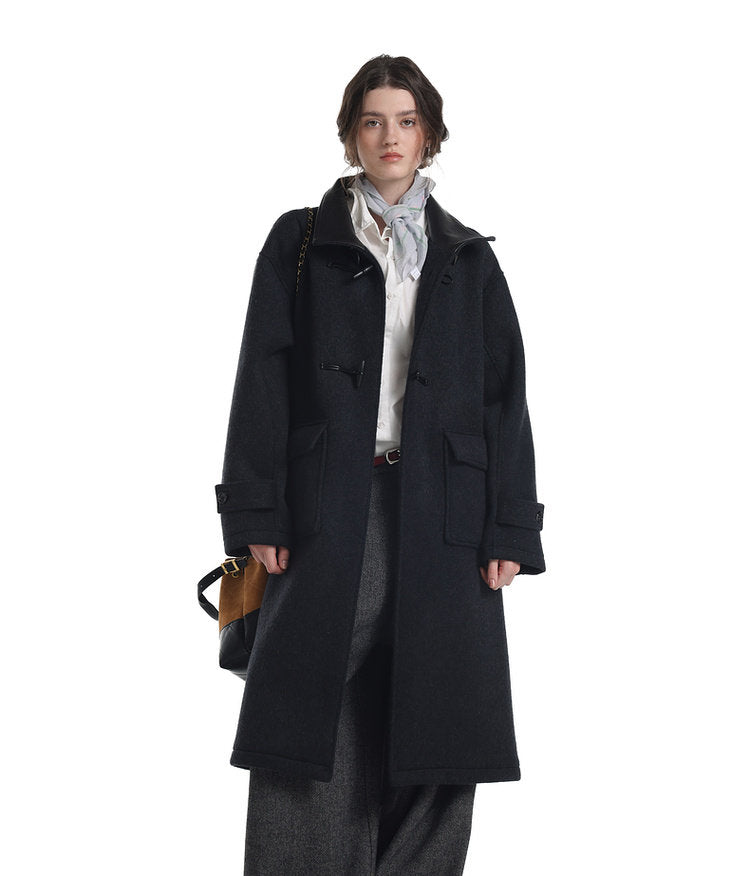 Toggle Button Wool Coat