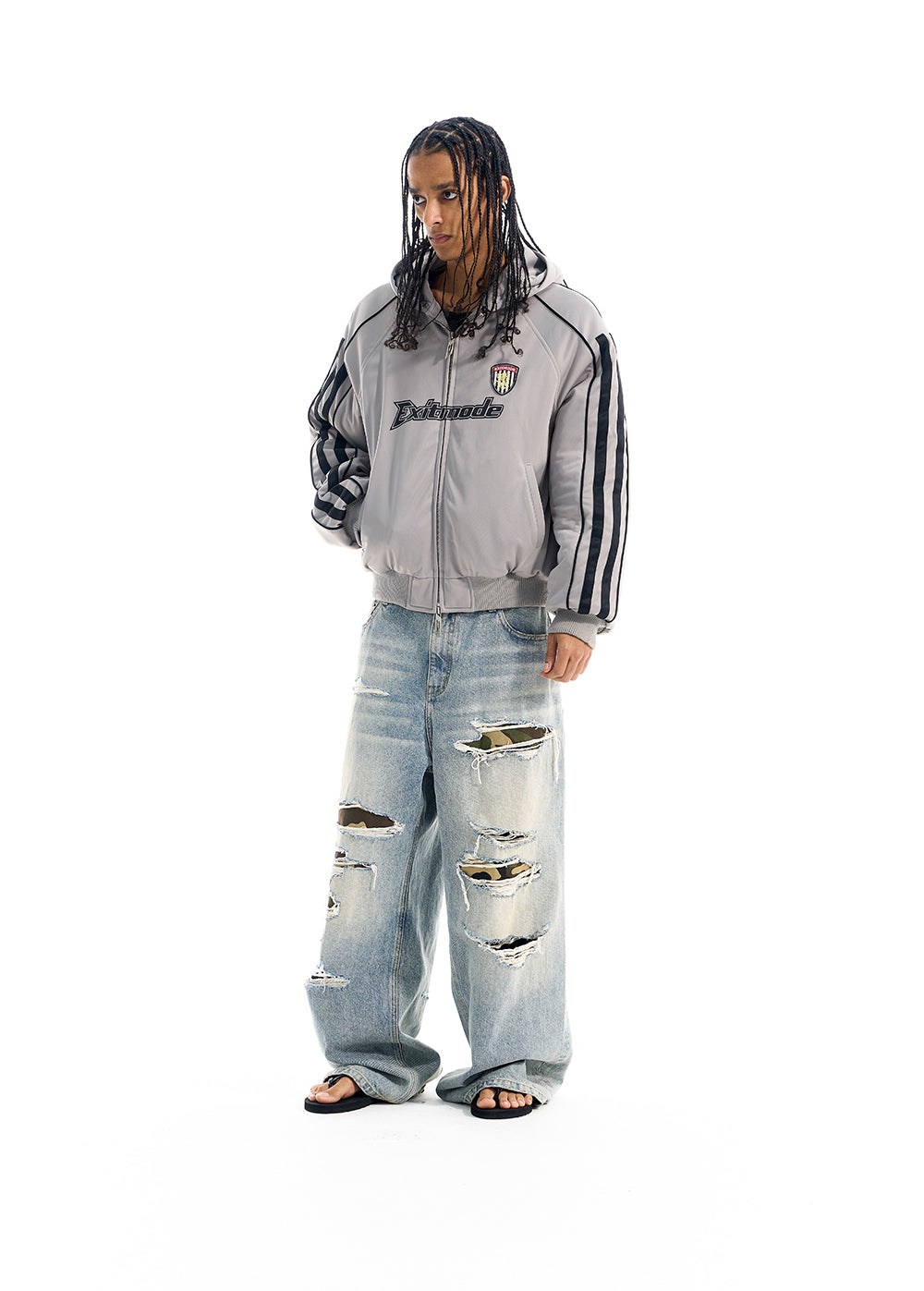 Badge Embroidery Cotton Jacket