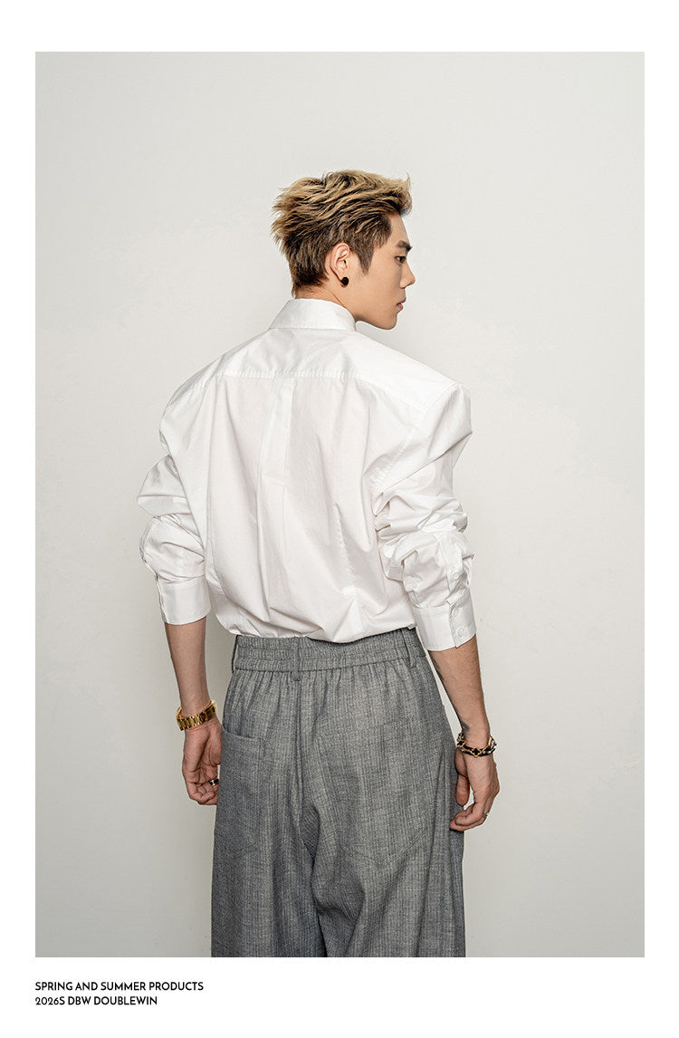 Wide-Shoulder Shirt