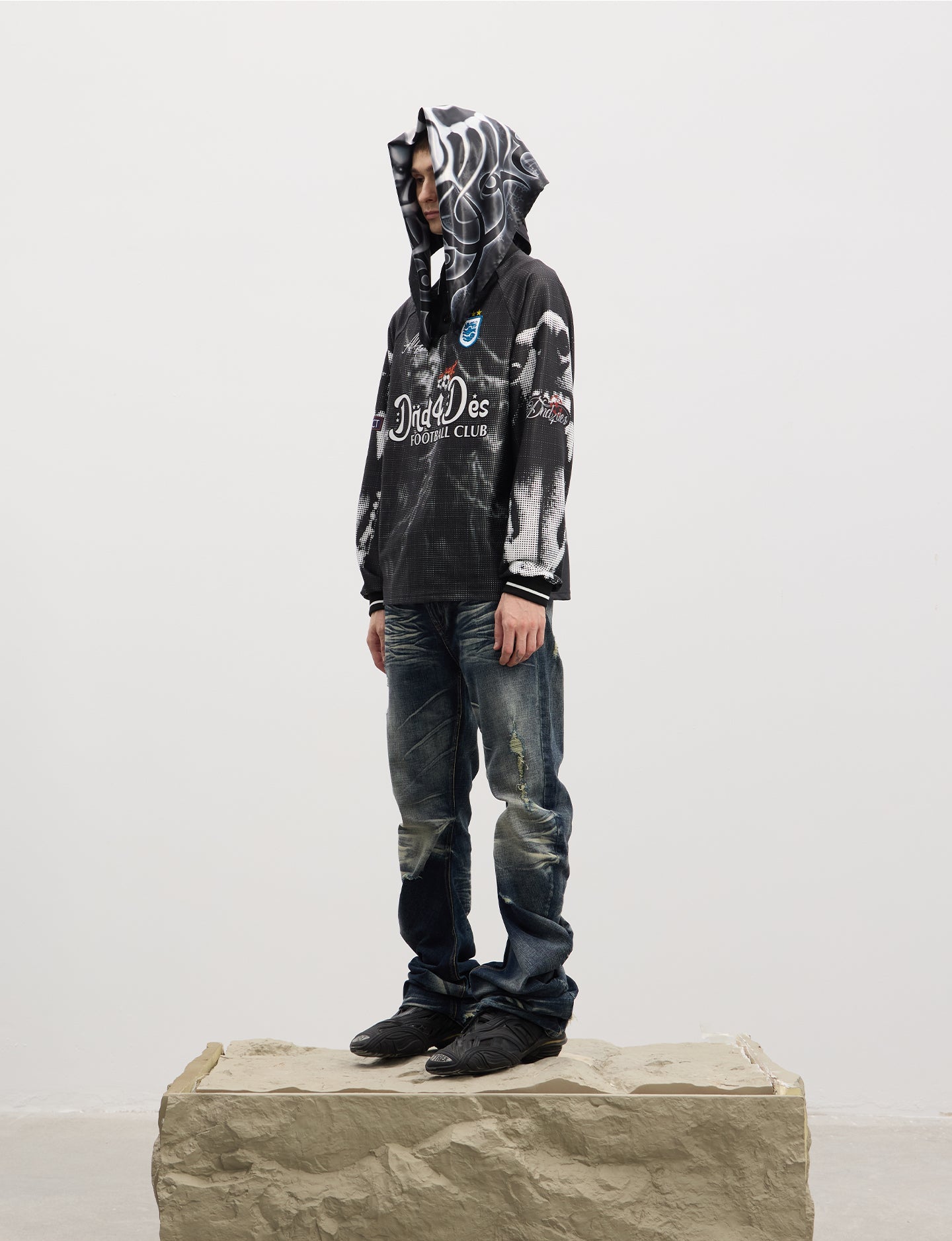 Printed Sports Polo Shirt