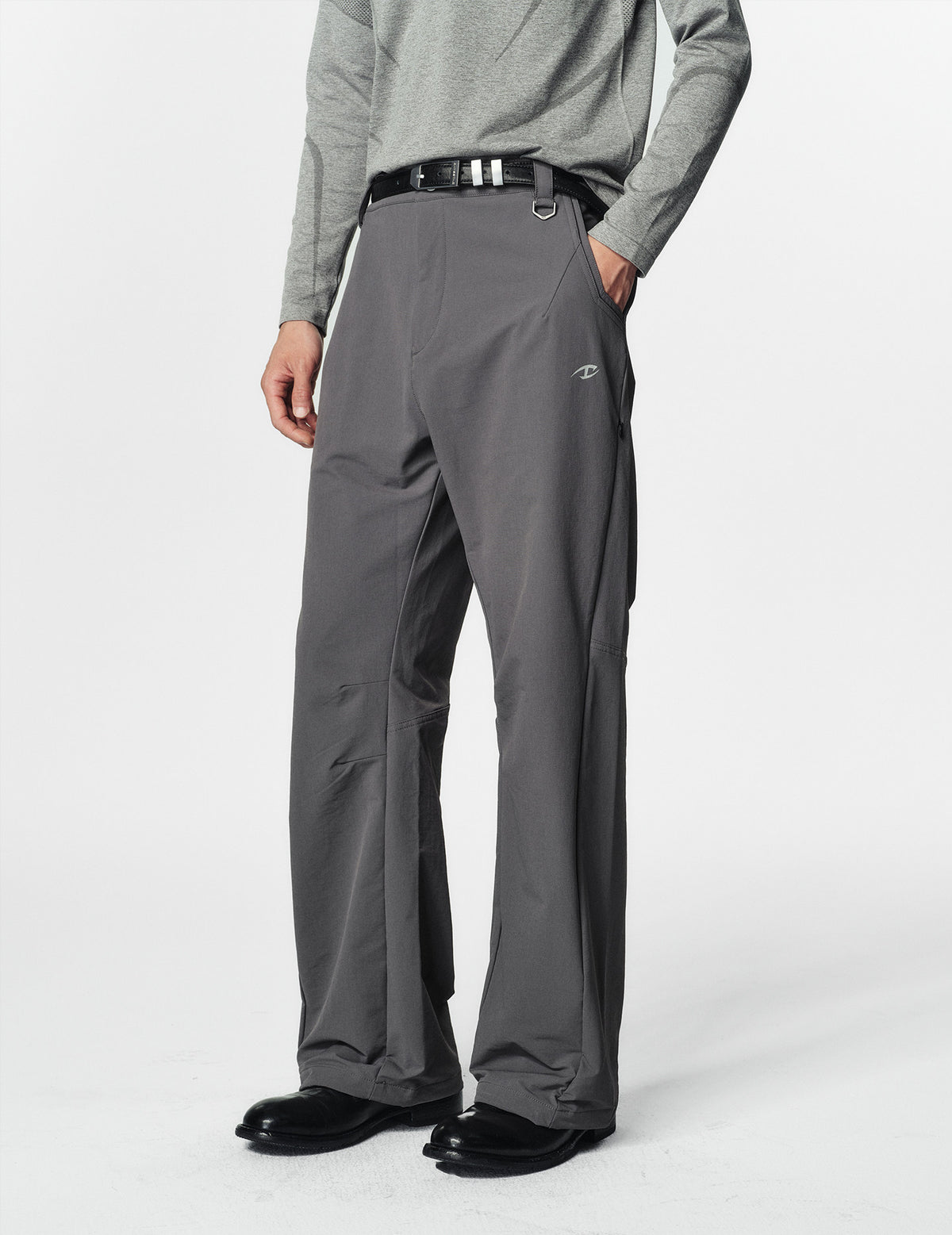 4-Pocket Softshell Straight-Leg Casual Pants