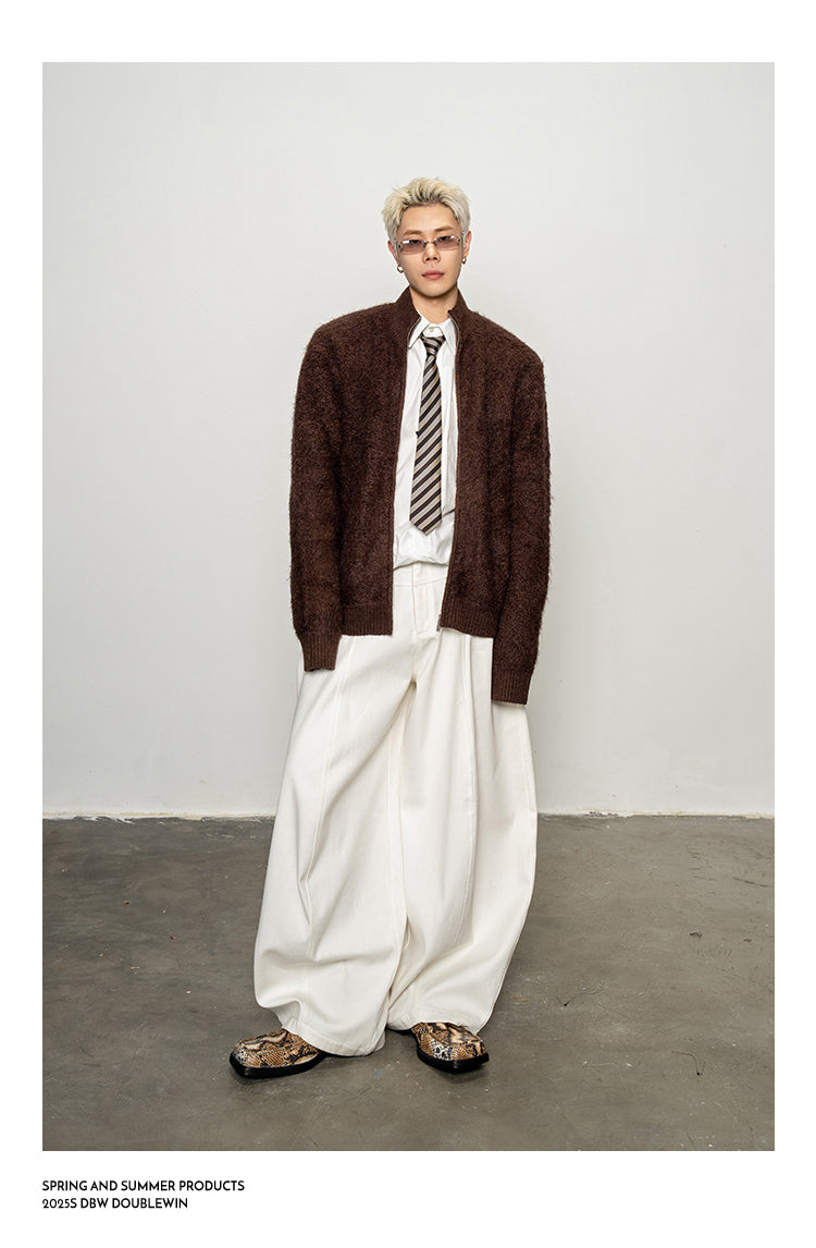 Soft Velvet Cardigan