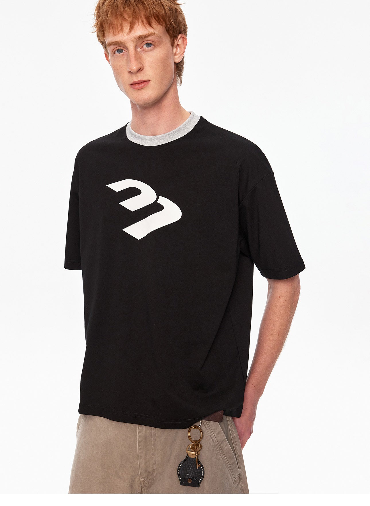 Crash Alphabet Print T-Shirt