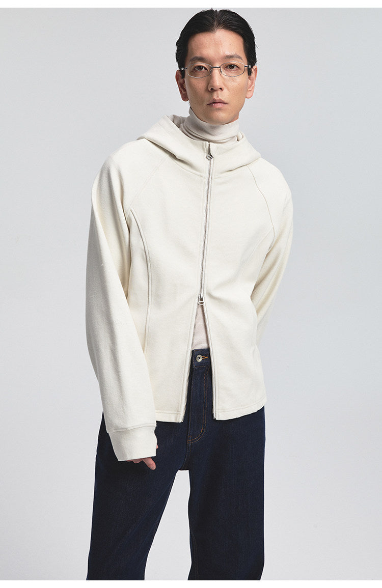 Raglan Sleeve Hooded Sweatshirt