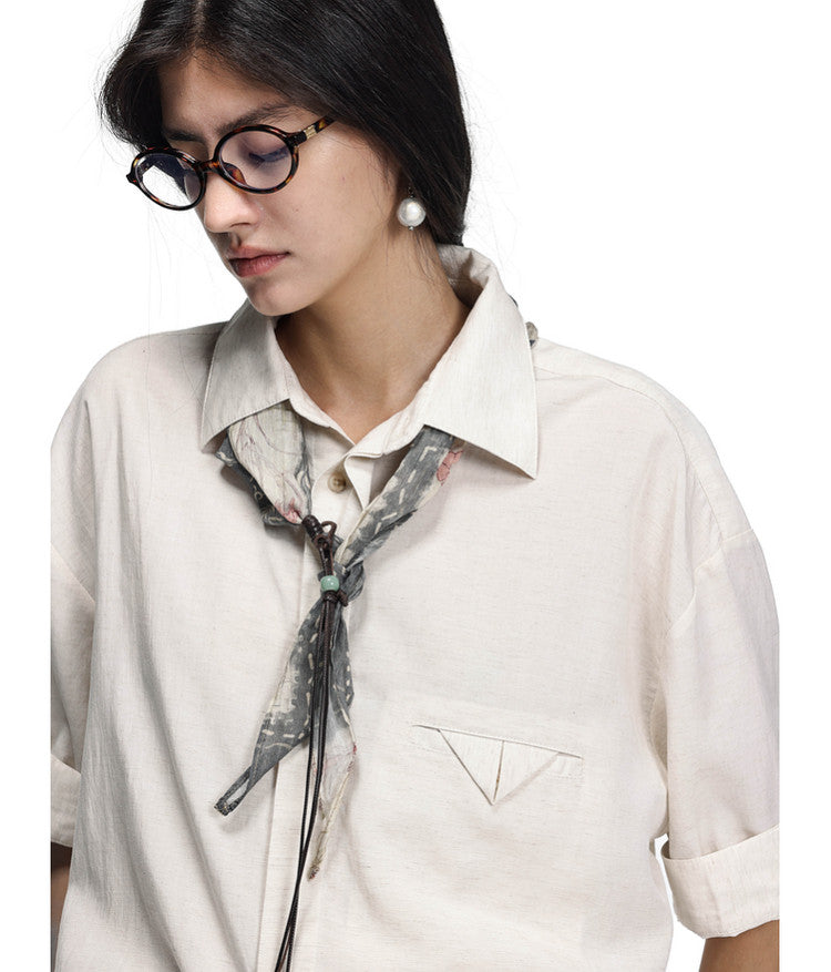 Lyocell Linen Blend Shirt