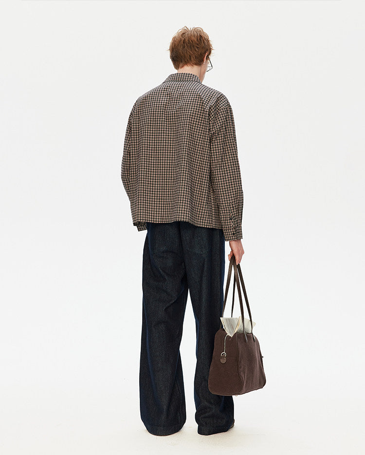 Old Money Style Check Shirt