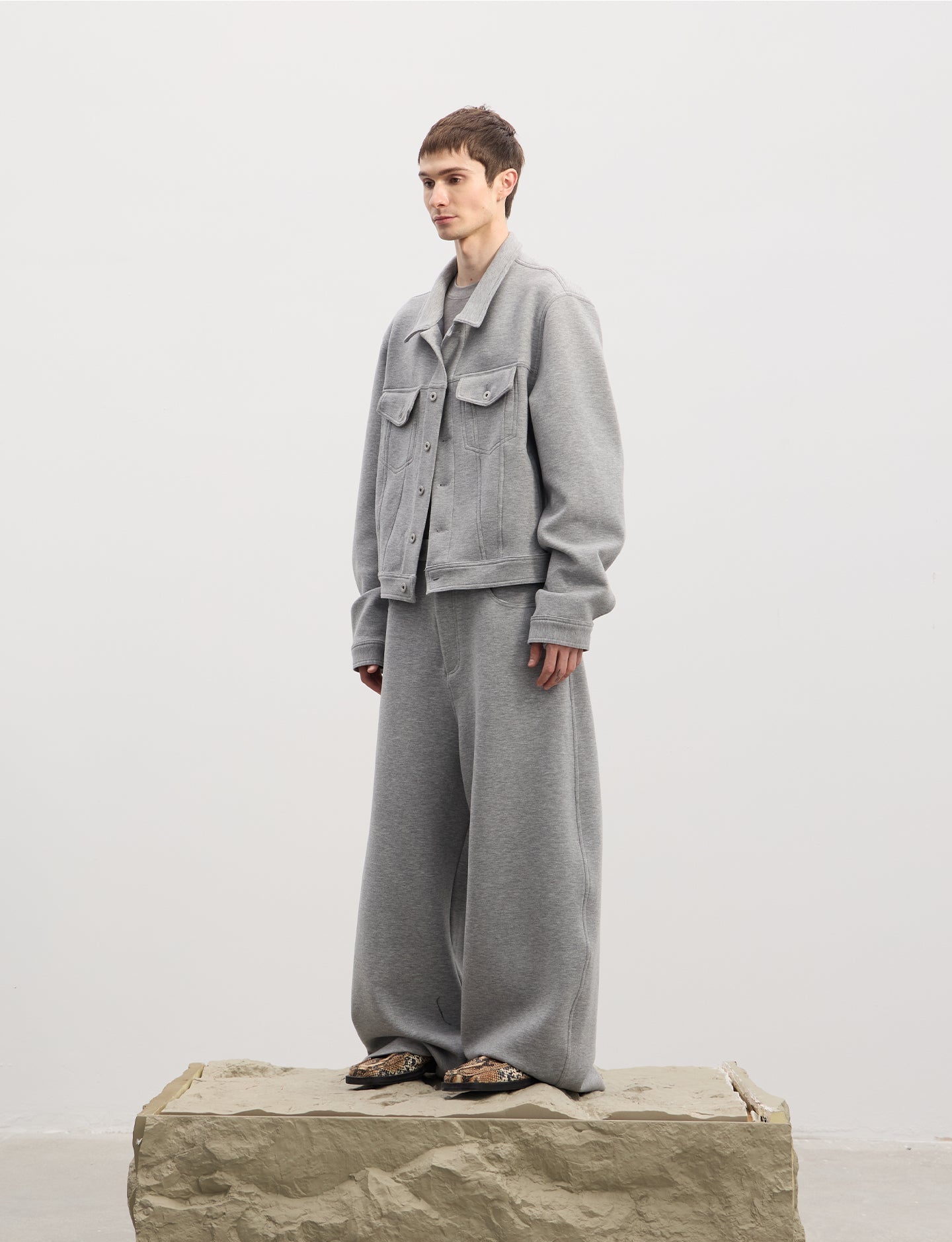 Short Wide Silhouette Jacket