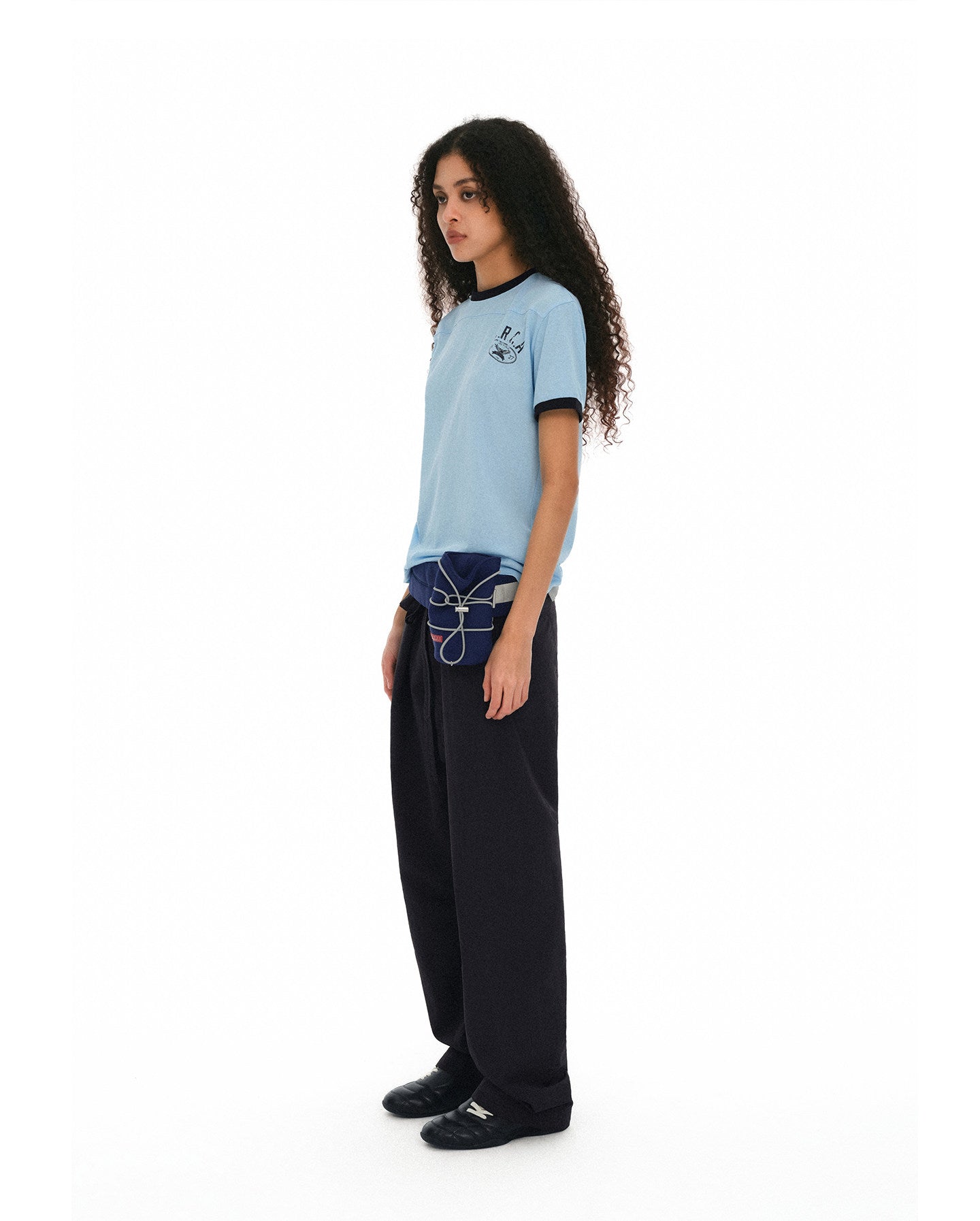 Ring Hall Two-Piece Nylon Pants
