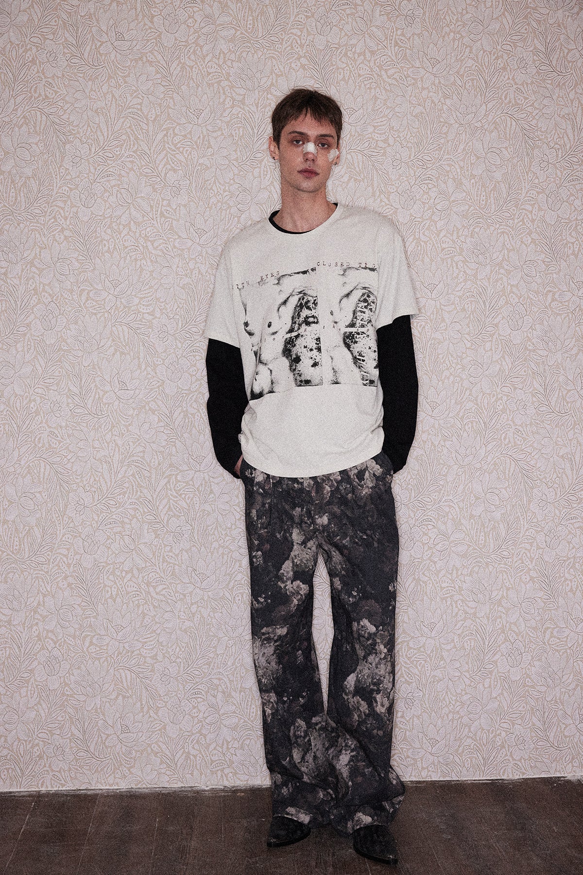 Faux Two-Piece T-Shirt