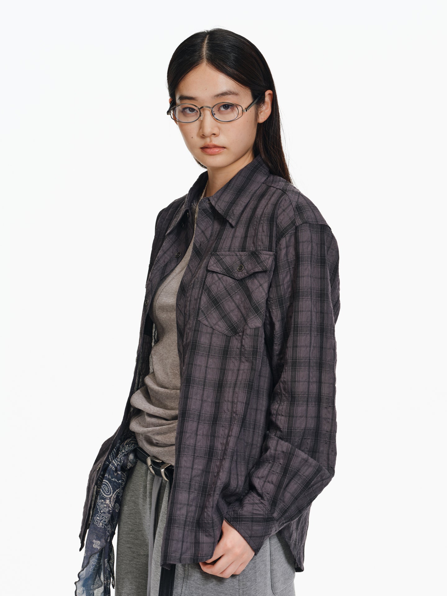 Seersucker Patch Pocket Shirt