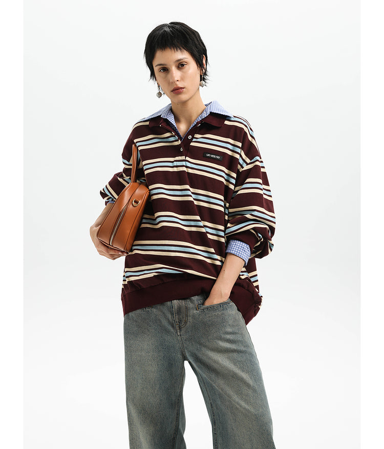 Retro College Polo Shirt