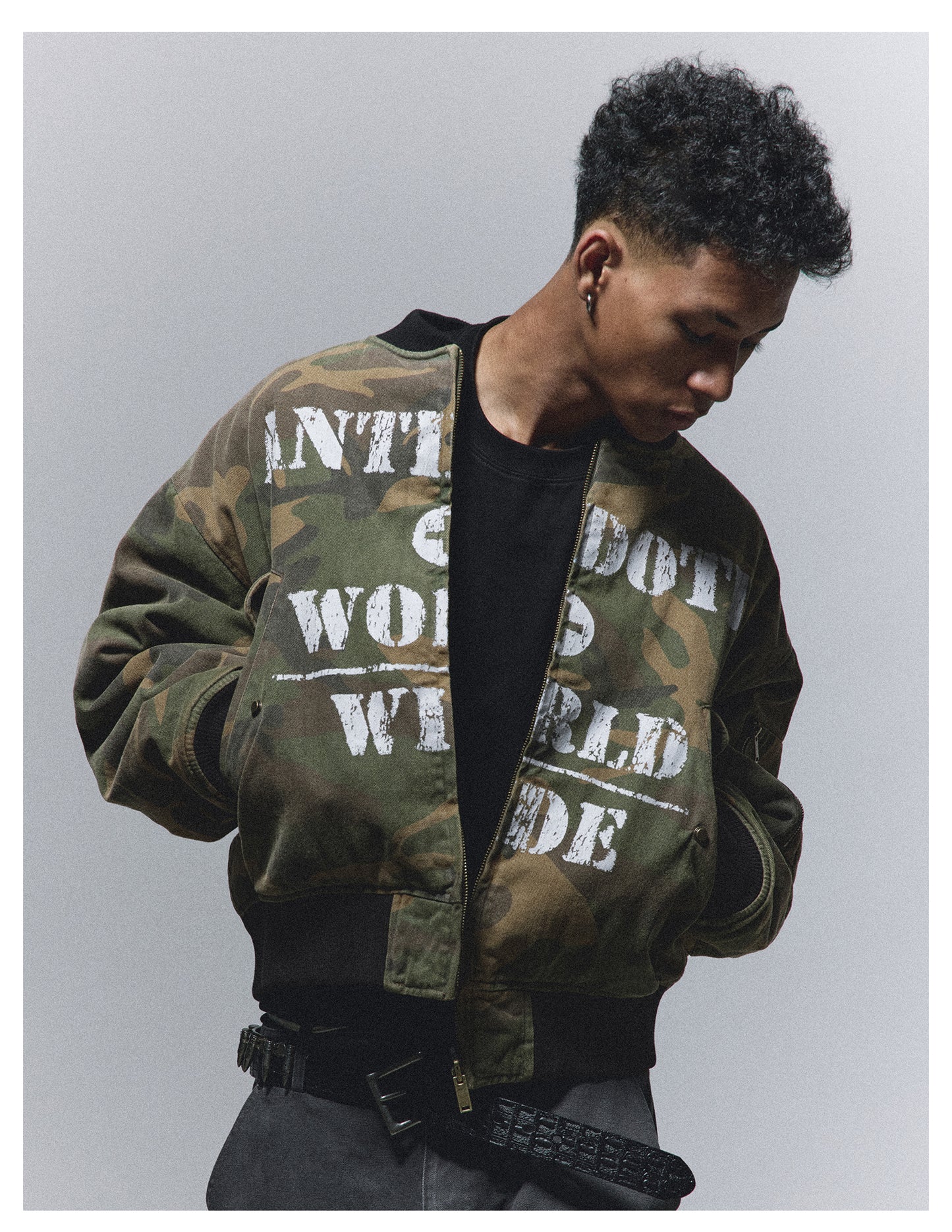 Reversible Camouflage MA-1 Flight Jacket