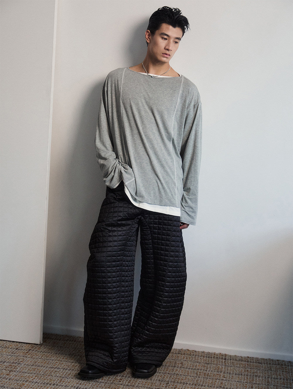 Relaxed Off-Shoulder T-Shirt