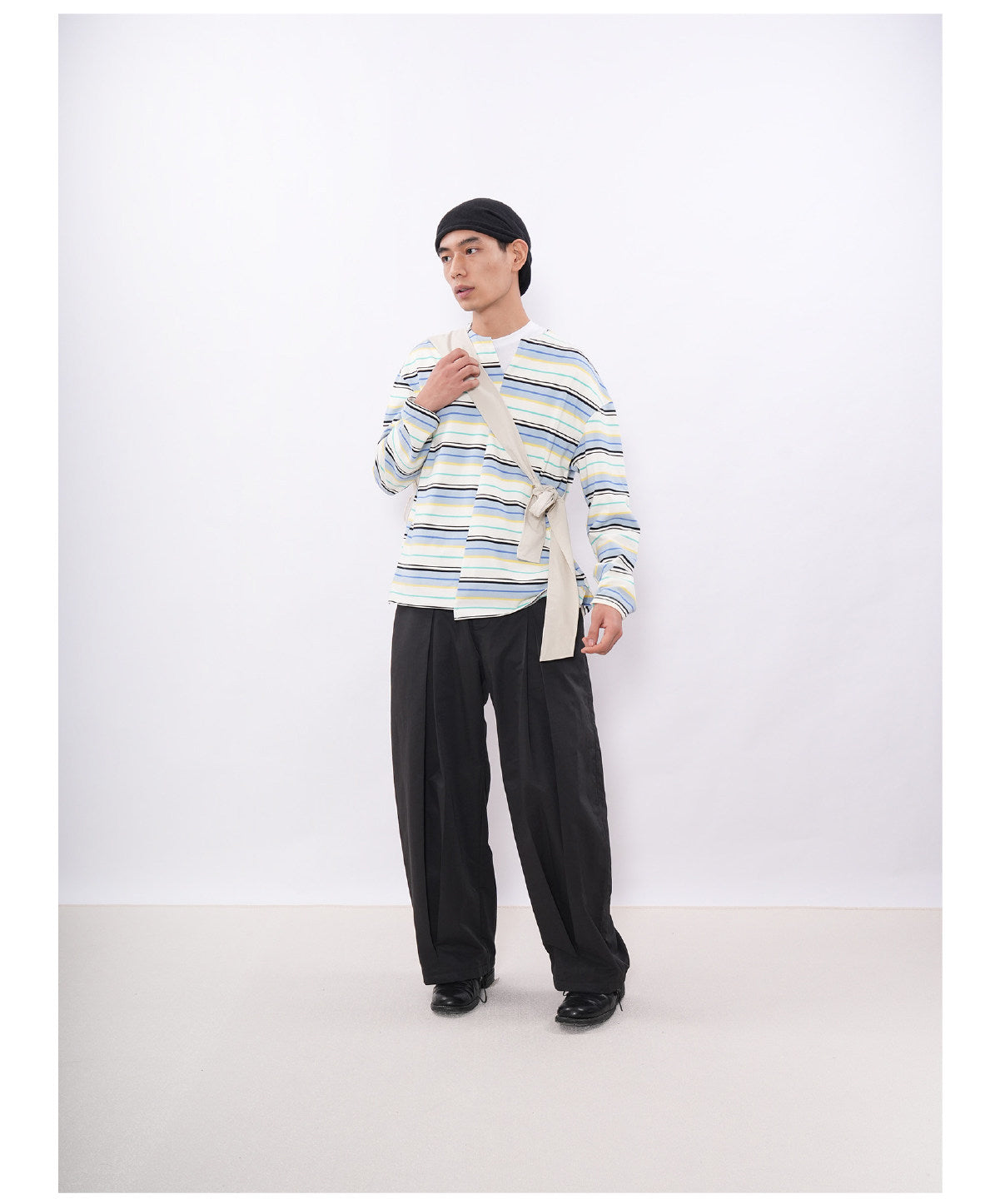 Asymmetrical Striped T-Shirt