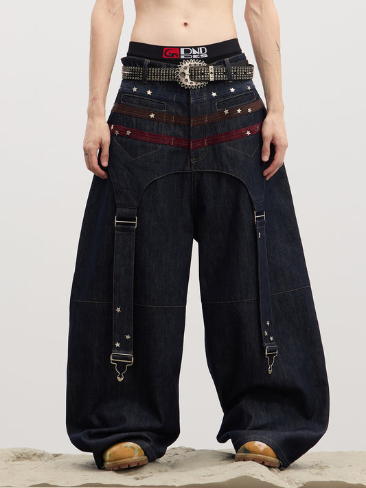 Deconstruction Design Jeans