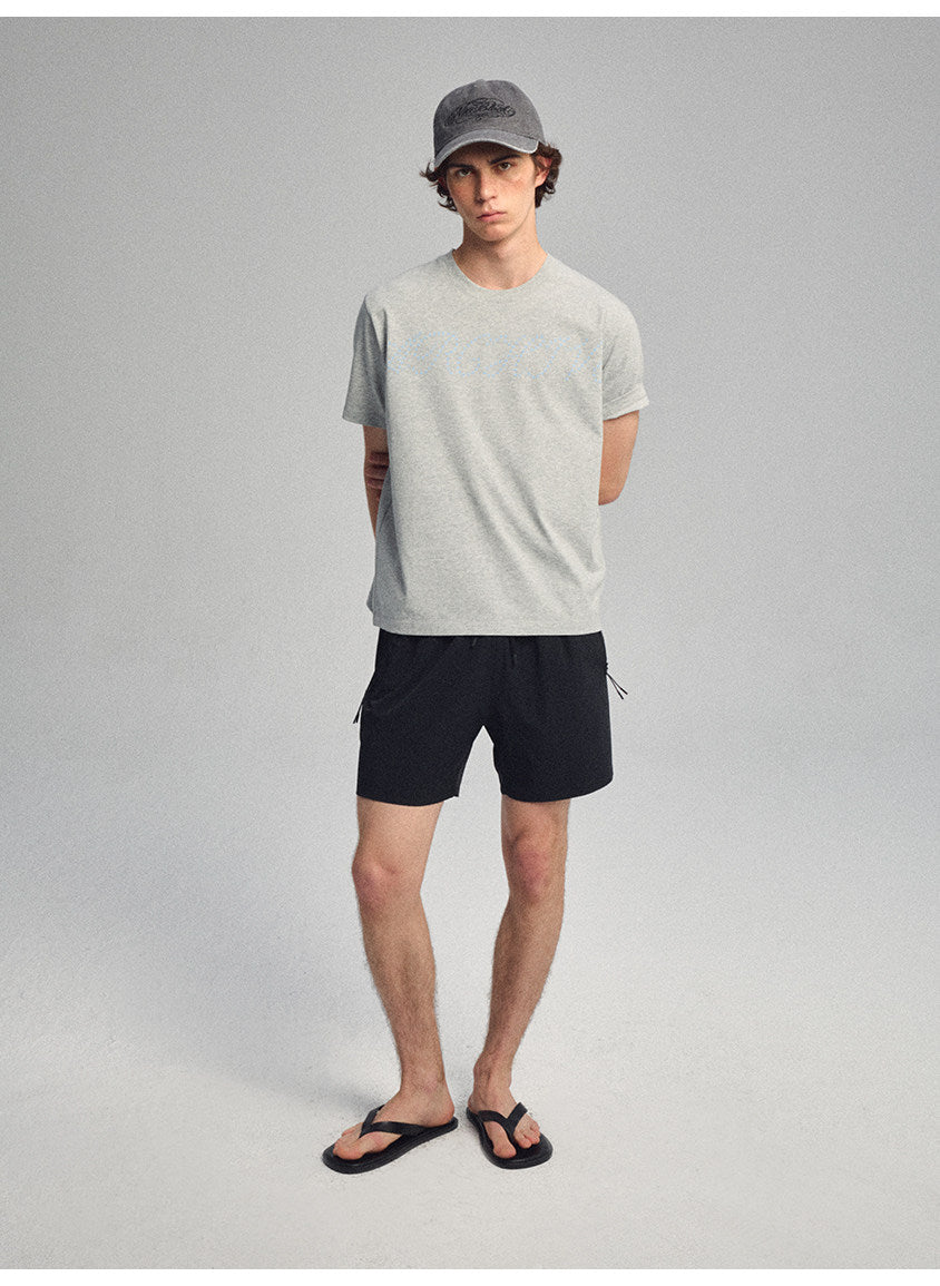 Narrow Round-Neck Standard T-Shirt