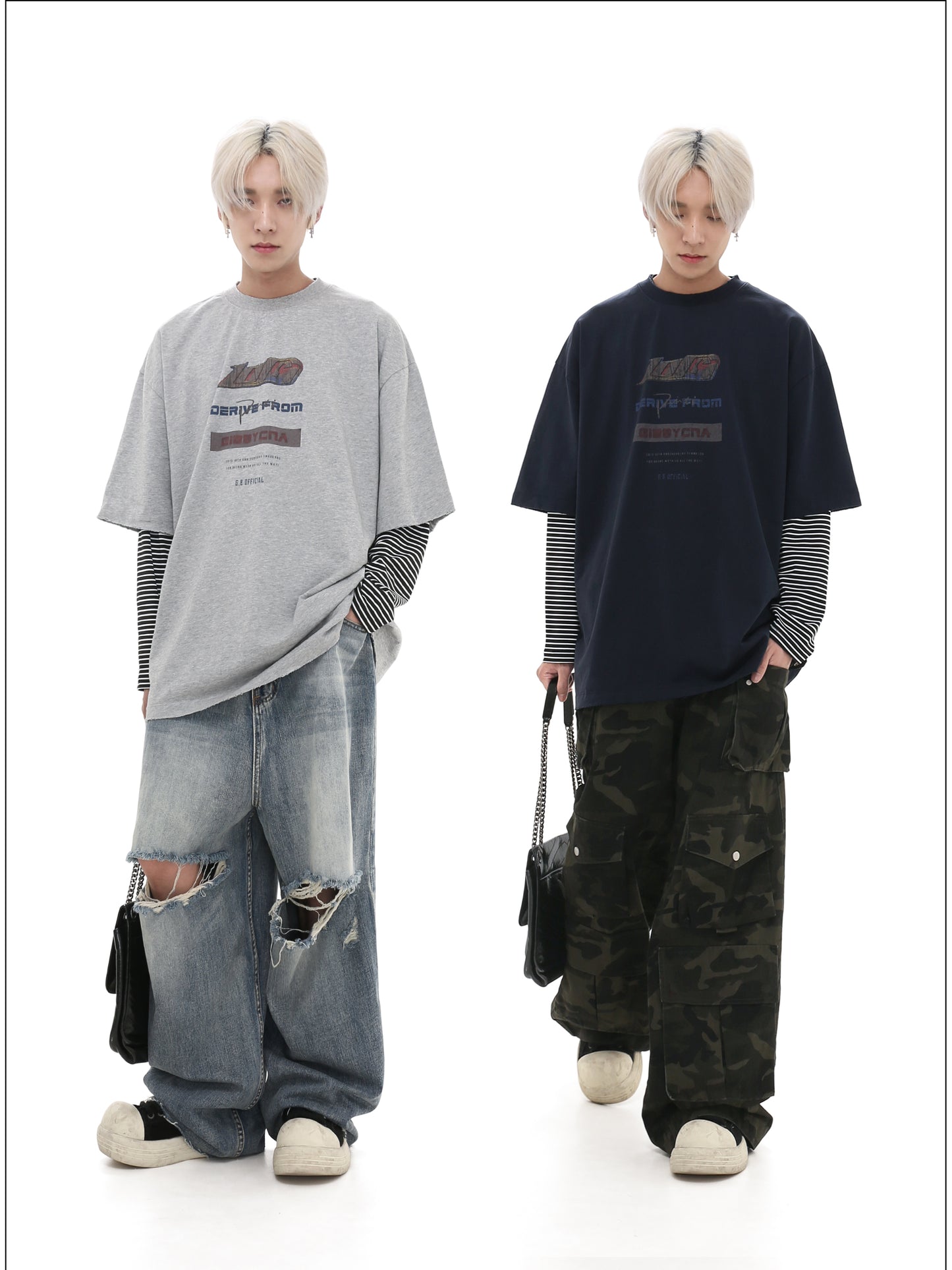 Old Burst Print T-Shirt