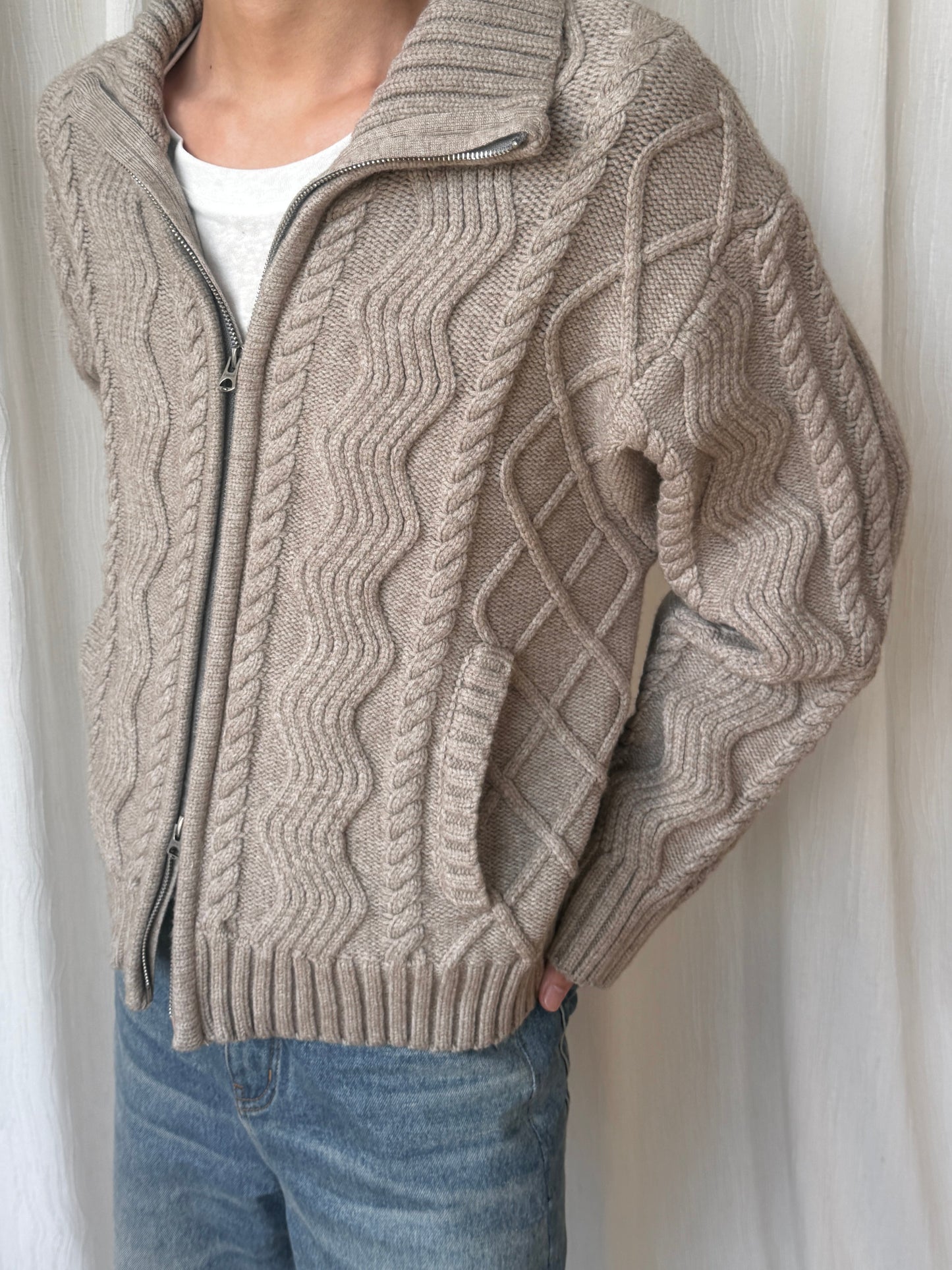 Heavyweight Chunky Knit Cardigan