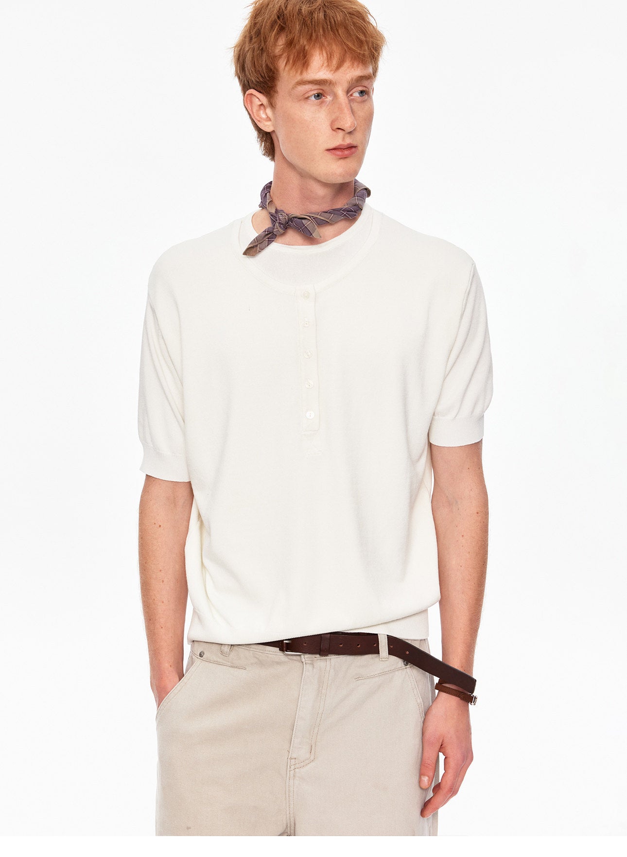 Two-Tone Casual Knit