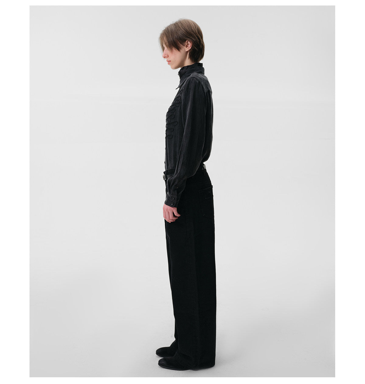 Napoleon-Collar Shirt