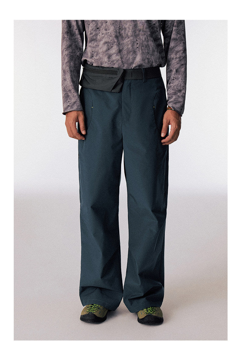 Swirl Pocket Casual Pants