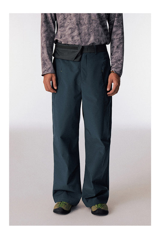 Swirl Pocket Casual Pants