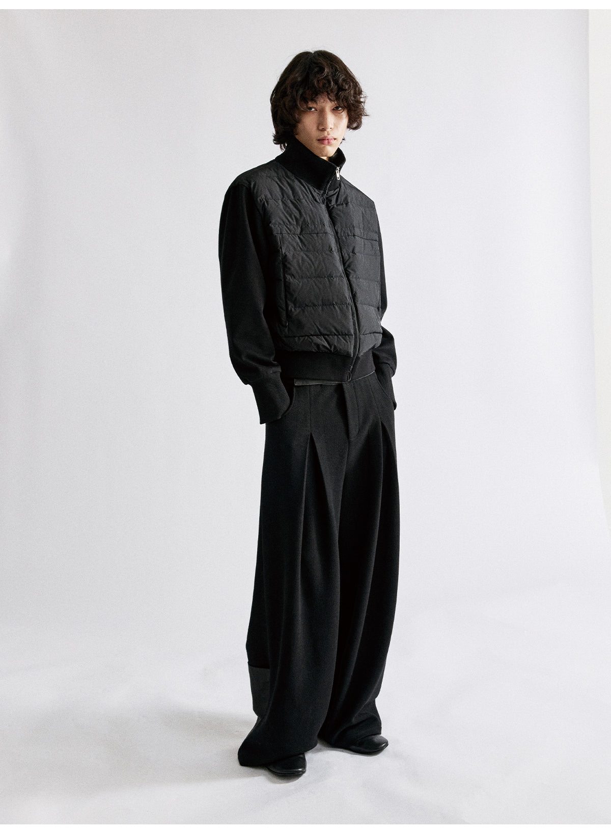 Wool Straight Pants