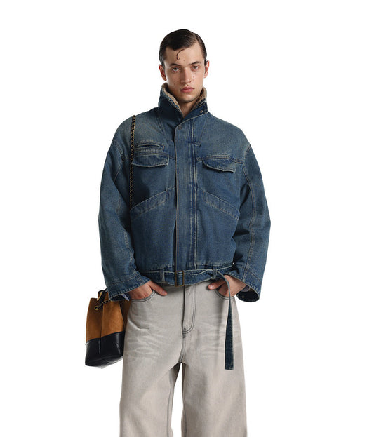 Lambswool Denim Jacket