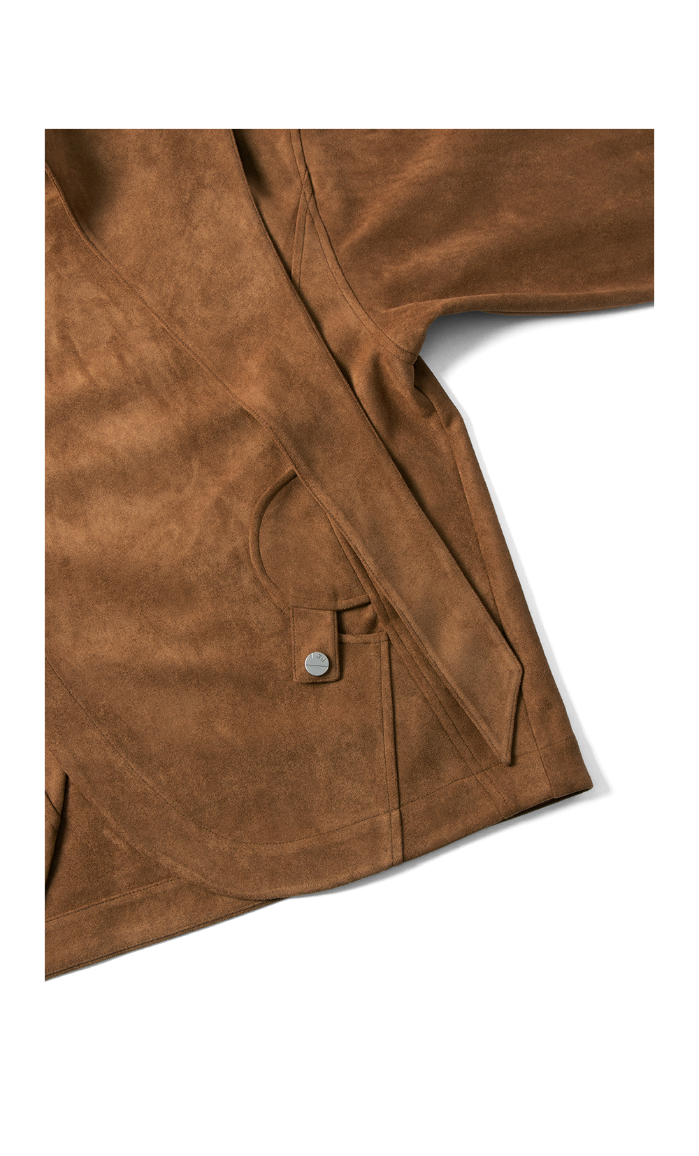 Suede Short-Length Loose Jacket