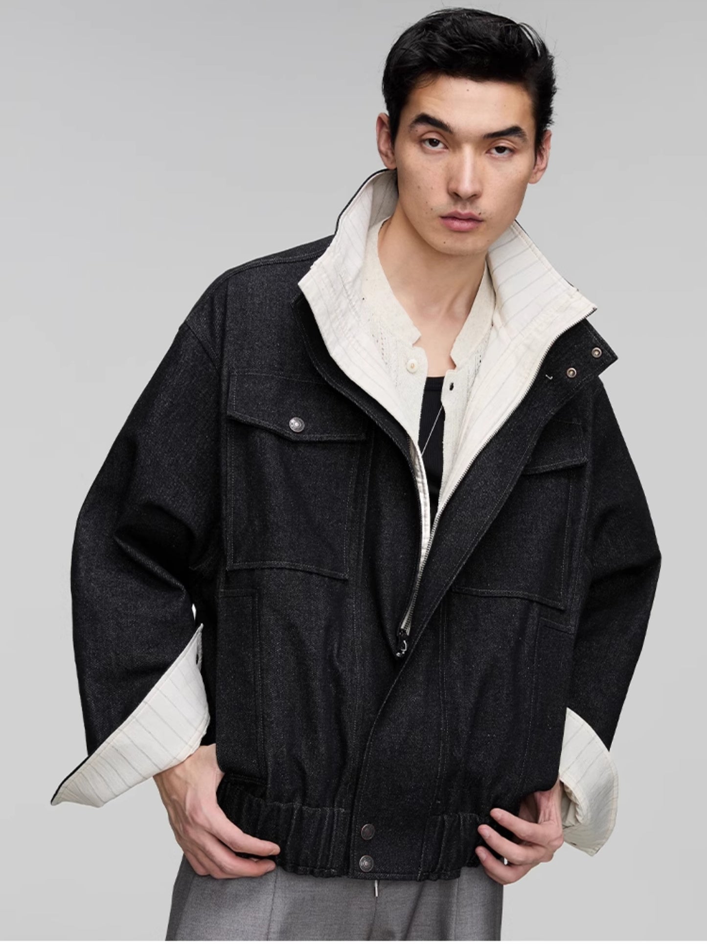 Patchwork Loose Denim Jacket