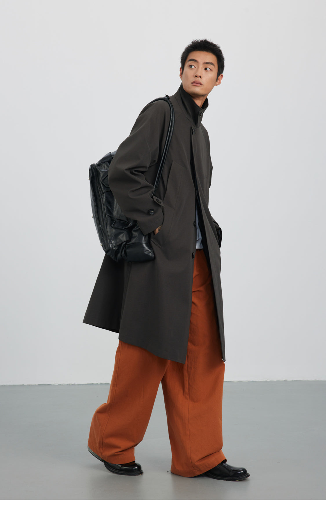 High-end mid-length coat