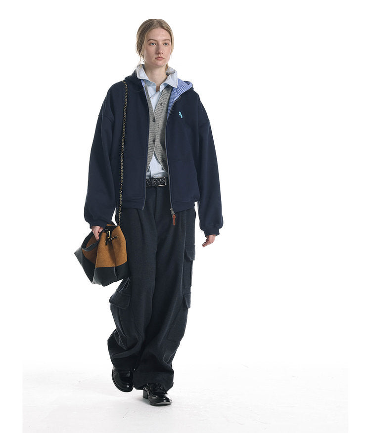 Brushed-Fleece Hooded Sweatshirt