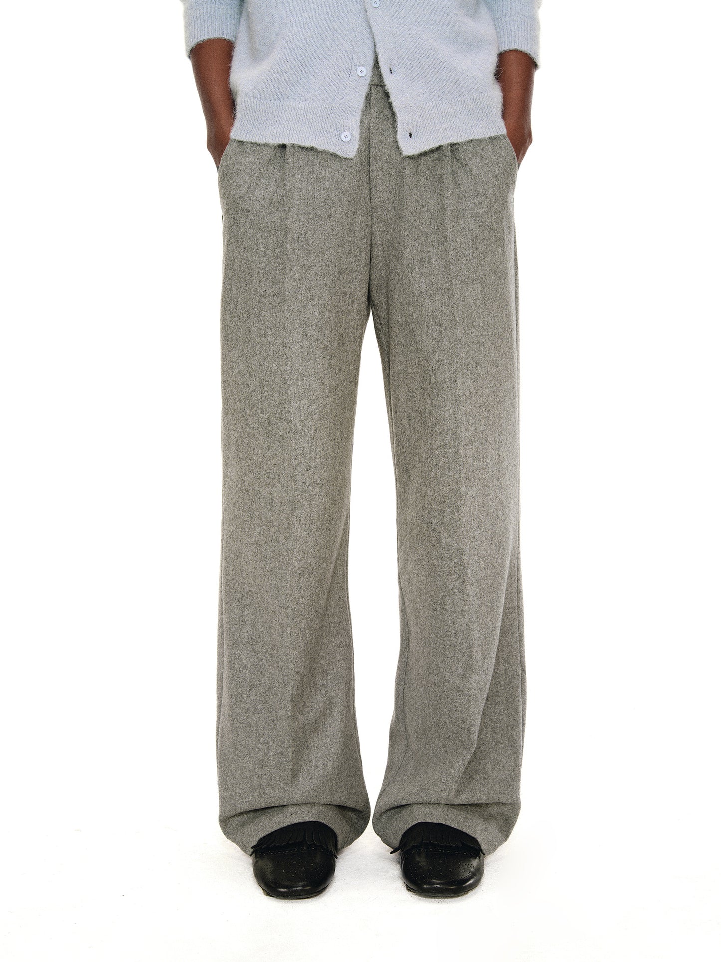 100% Wool Casual Pants