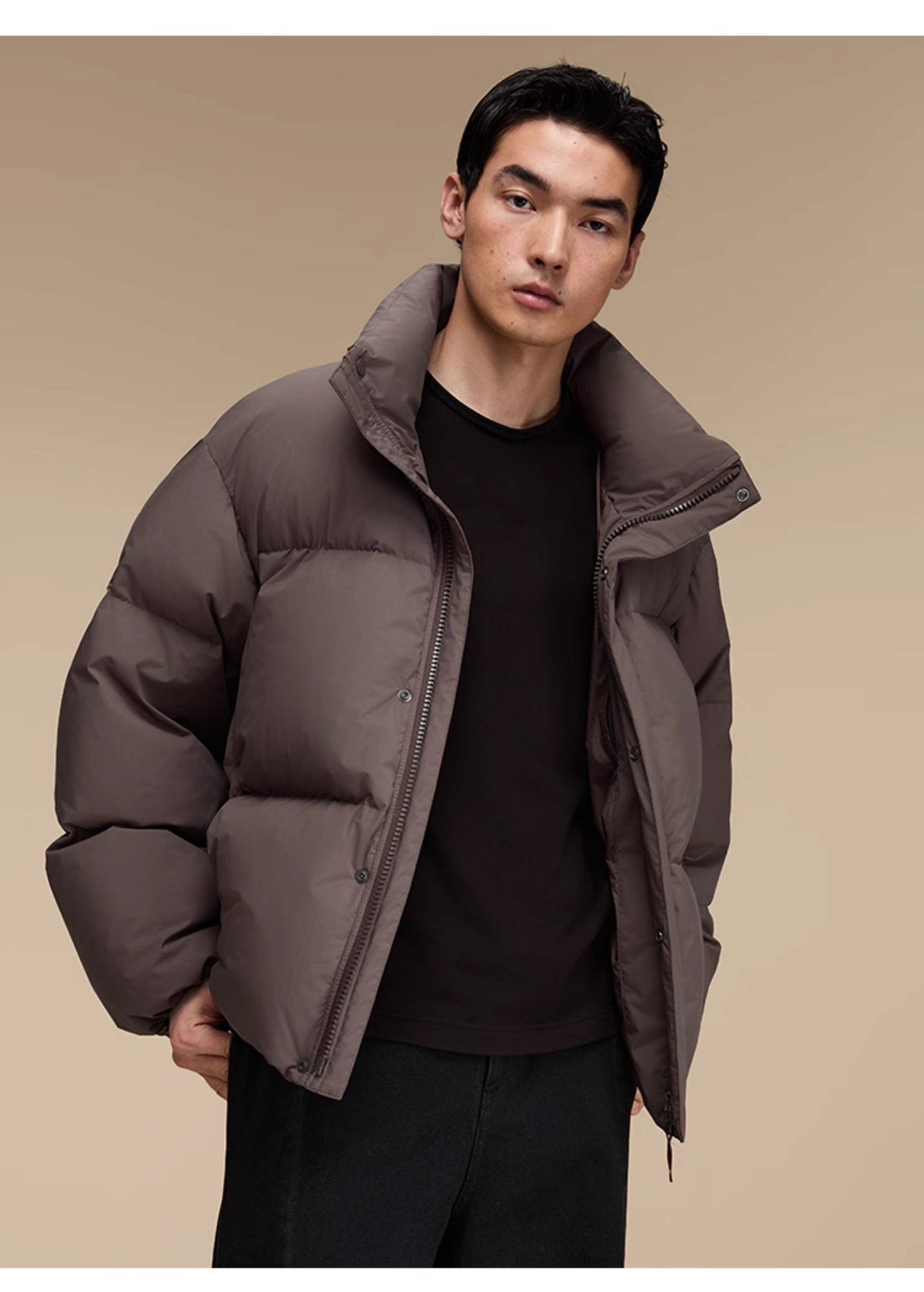 Short Loose Down Jacket