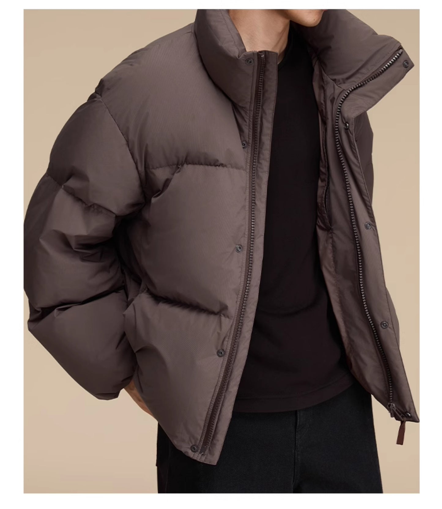 Short Loose Down Jacket