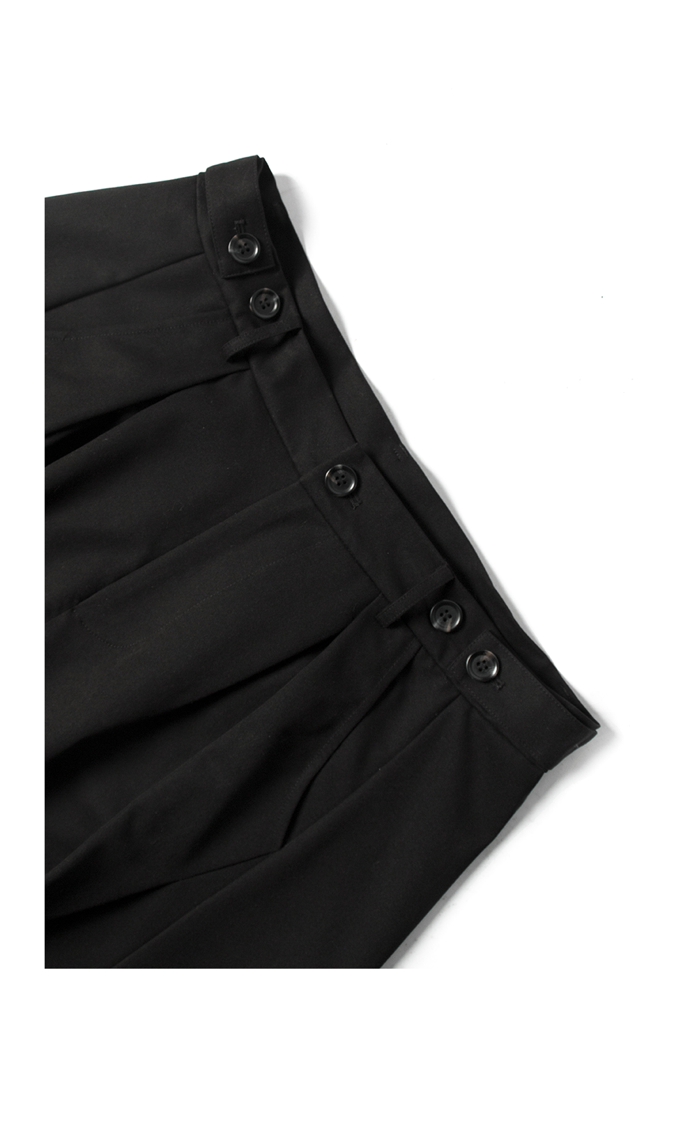 Loose-fitting scimitar silhouette Casual pants