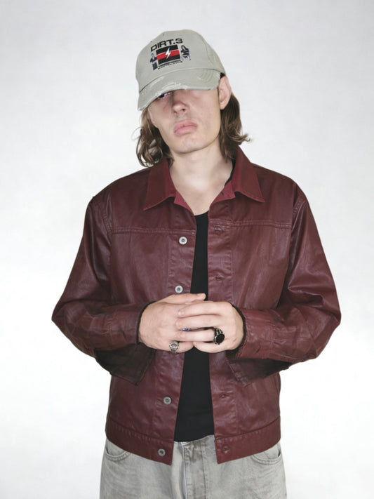 Waxed Straight-Shoulder Jacket