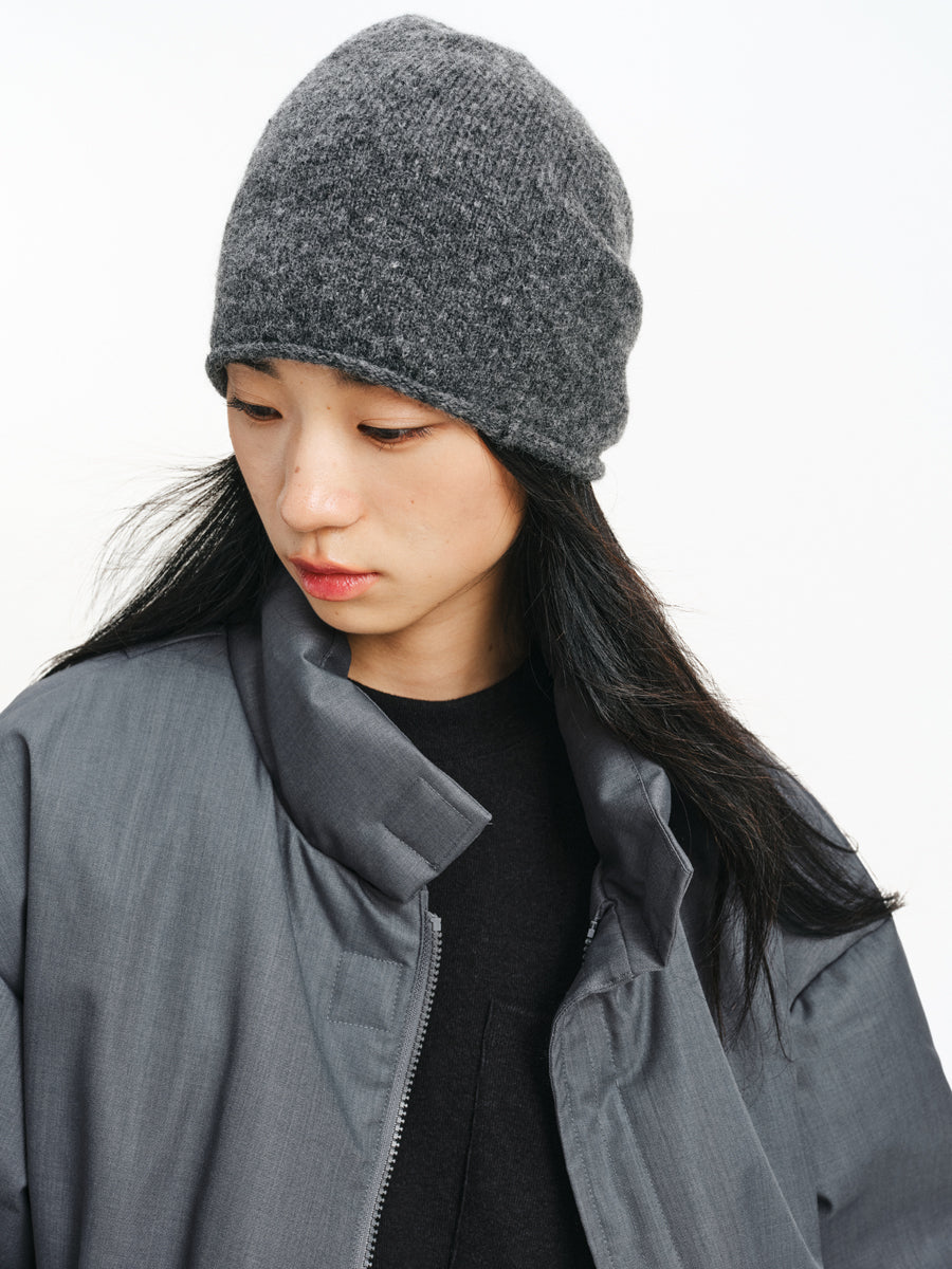 Alpaca Wool Blend Knit Cap